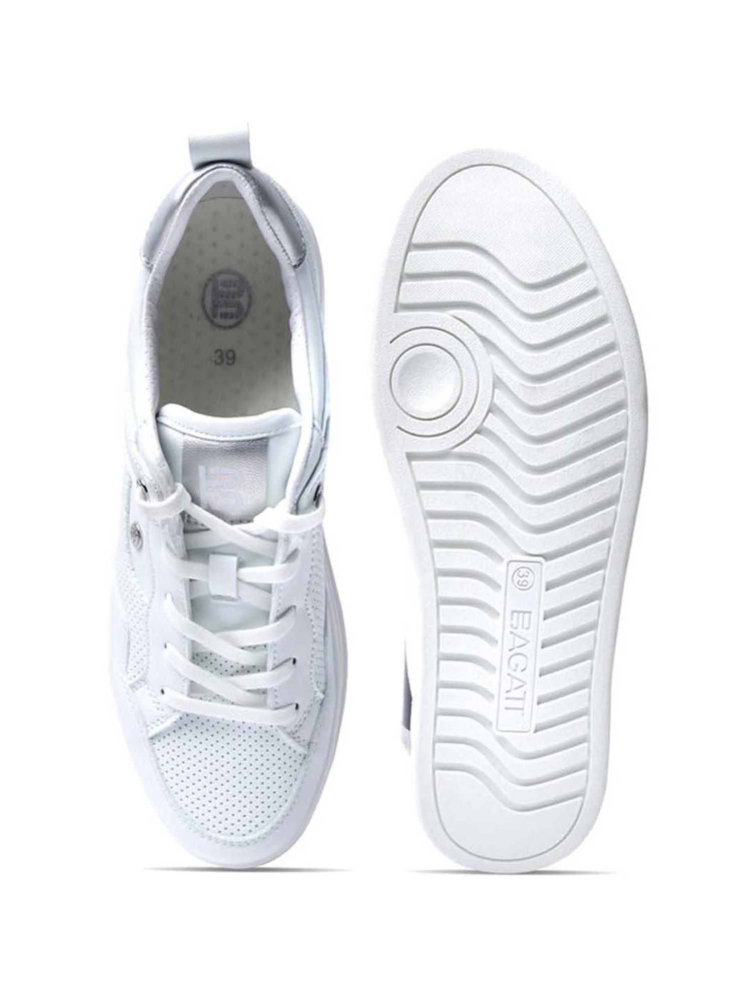 BAGATT Women's Piper Evo White Casual Sneakers