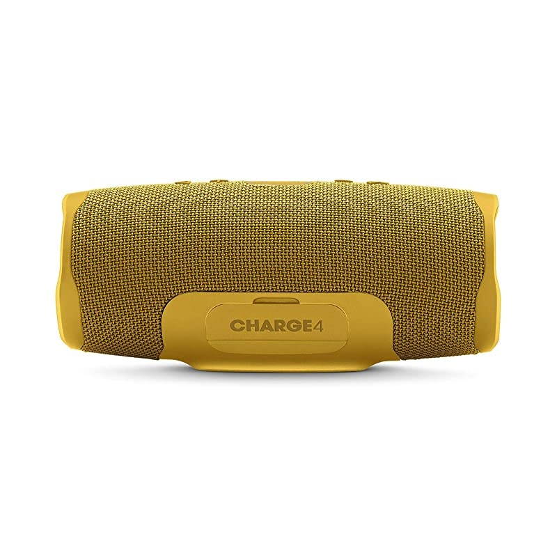 Charge 4 Portable Waterproof Wireless Bluetooth Speaker Bundle with divvi! Charge 4 Protective Hardshell Case - Yellow