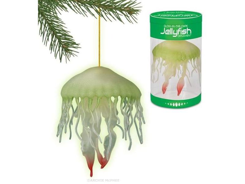 Accoutrements Glow In The Dark Jellyfish 4" Holiday Ornament
