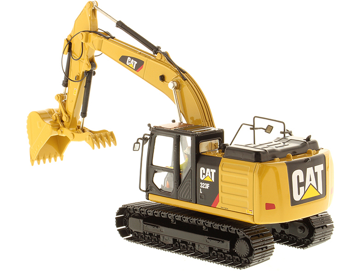 CAT Caterpillar 323F L Hydraulic Excavator with Thumb and Operator "Core Classics Series" 1/50 Diecast Model by Diecast Masters