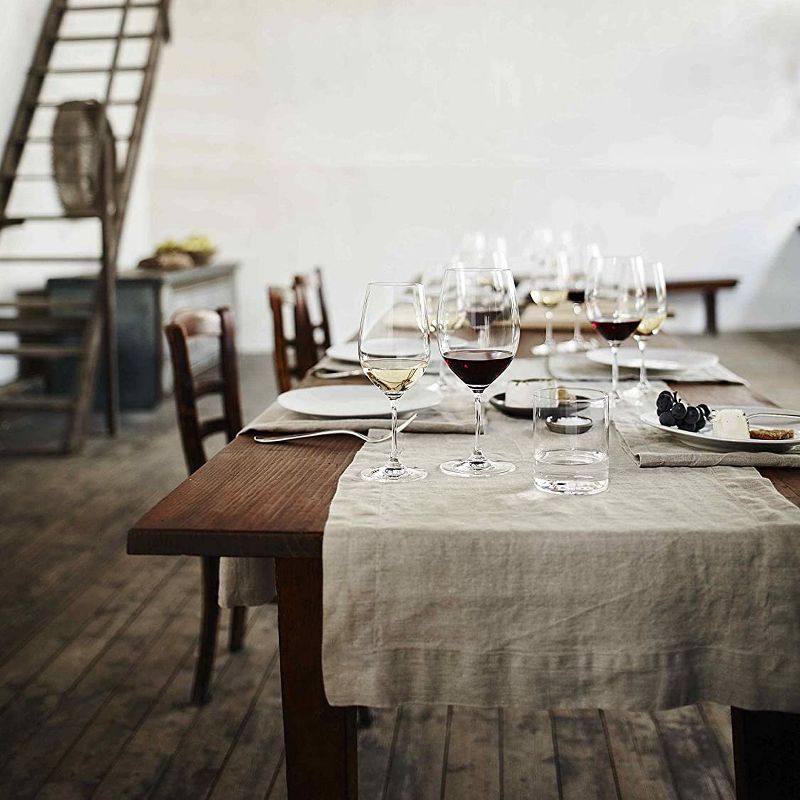 Riedel 8.5 Ounce Vinum Port Clear Crystal Sweet Dessert Wine Beverage Drink Glass Set for Port Wines with Unique Tulip Shaped Bowl, Set of 2