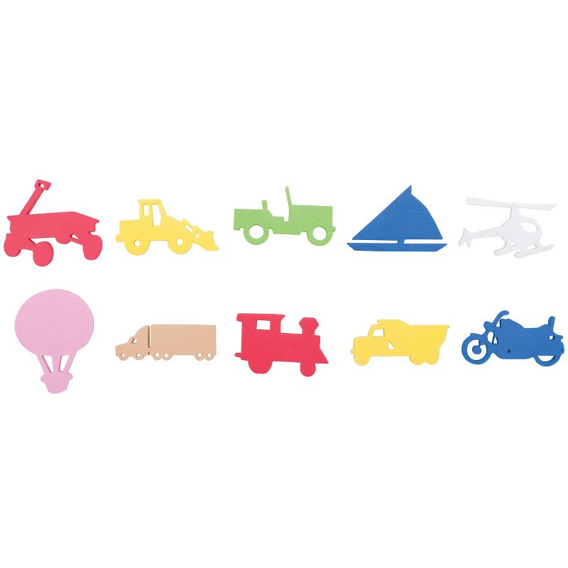 Ready 2 Learn Giant Stampers - Transportation Vehicles - Set of 10