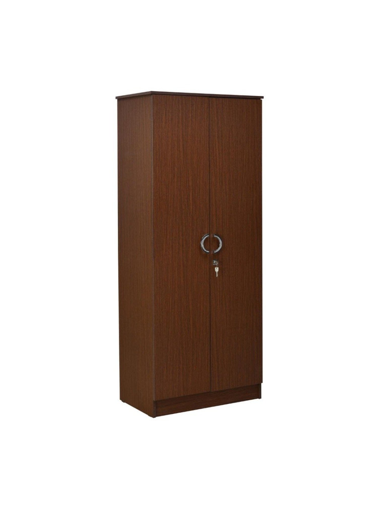 Godrej Interio Ewa Brown Engineered Wood 4 Door Wardrobe