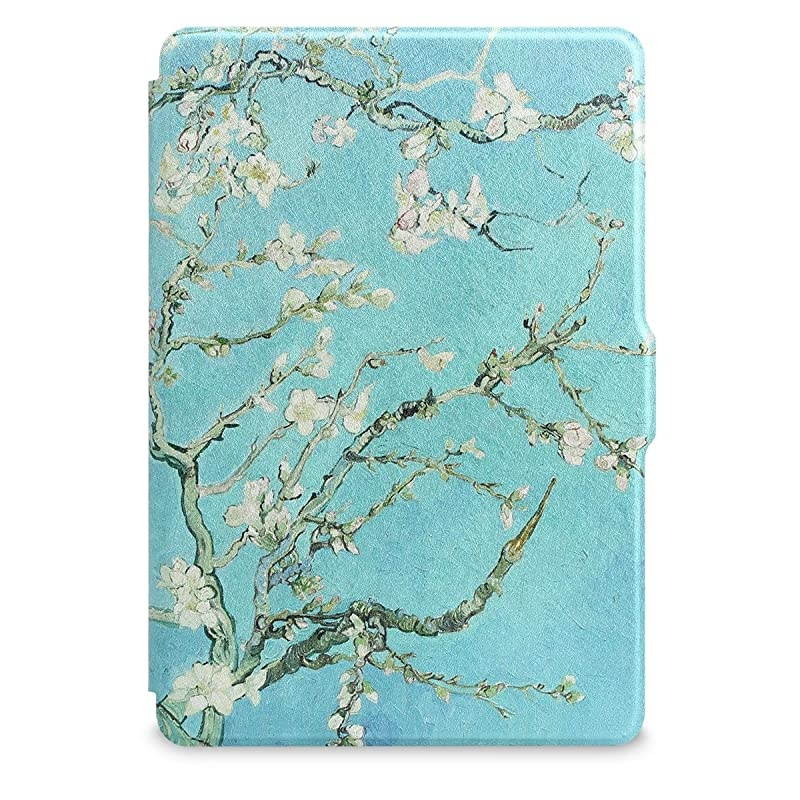 Case for Kindle Paperwhite Prior to 2018Model NoEY21 or DP75SDI PU Leather Case Smart Protective Cover Only Fits Old Generation Kindle Paperwhite Prior to 2018