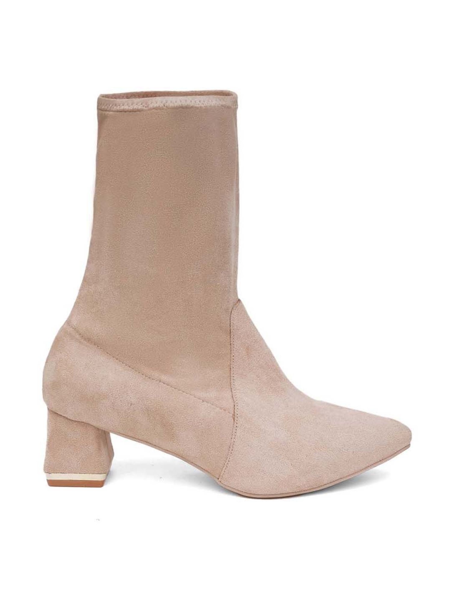 Sherrif Women's Beige Casual Booties