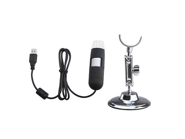 2.0MP USB Digital Microscope 50X~500X Magnifier Video Camera w/ 8-LED