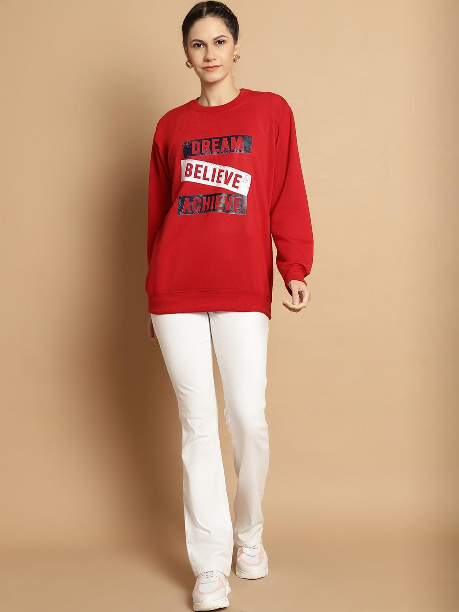 Vimal Jonney Maroon & Black Printed Sweatshirt - Pack Of 2