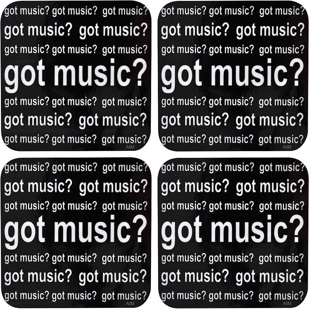 AIM Got Music Vinyl Coaster 4 Pack