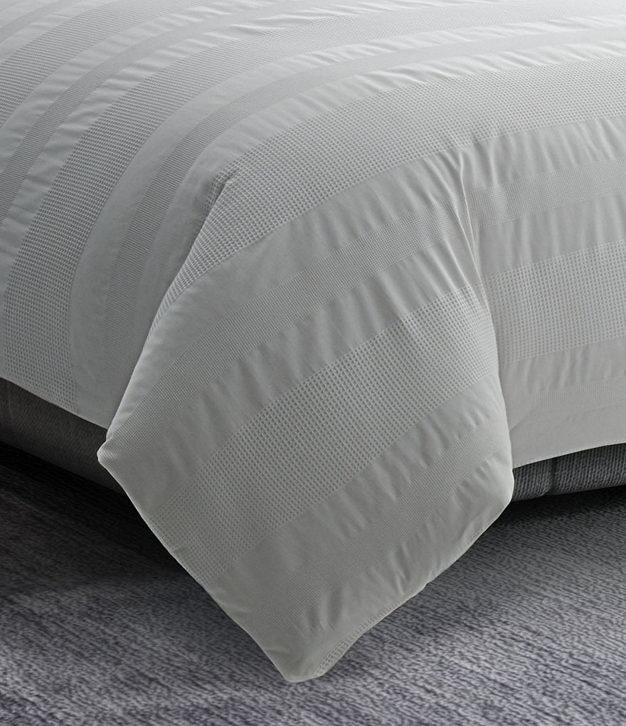 Vera Wang Waffle Strip Comforter Mini Set