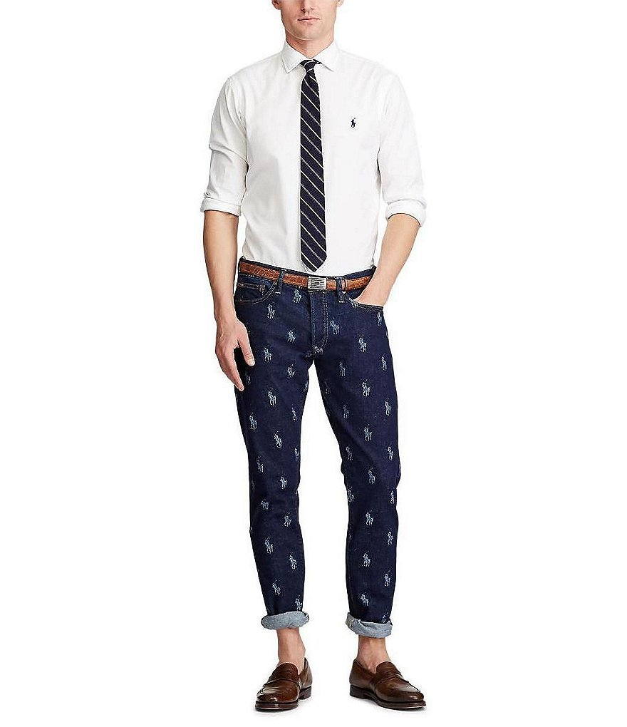 Lacoste Slim-Fit 5-Pocket Stretch Denim Jeans