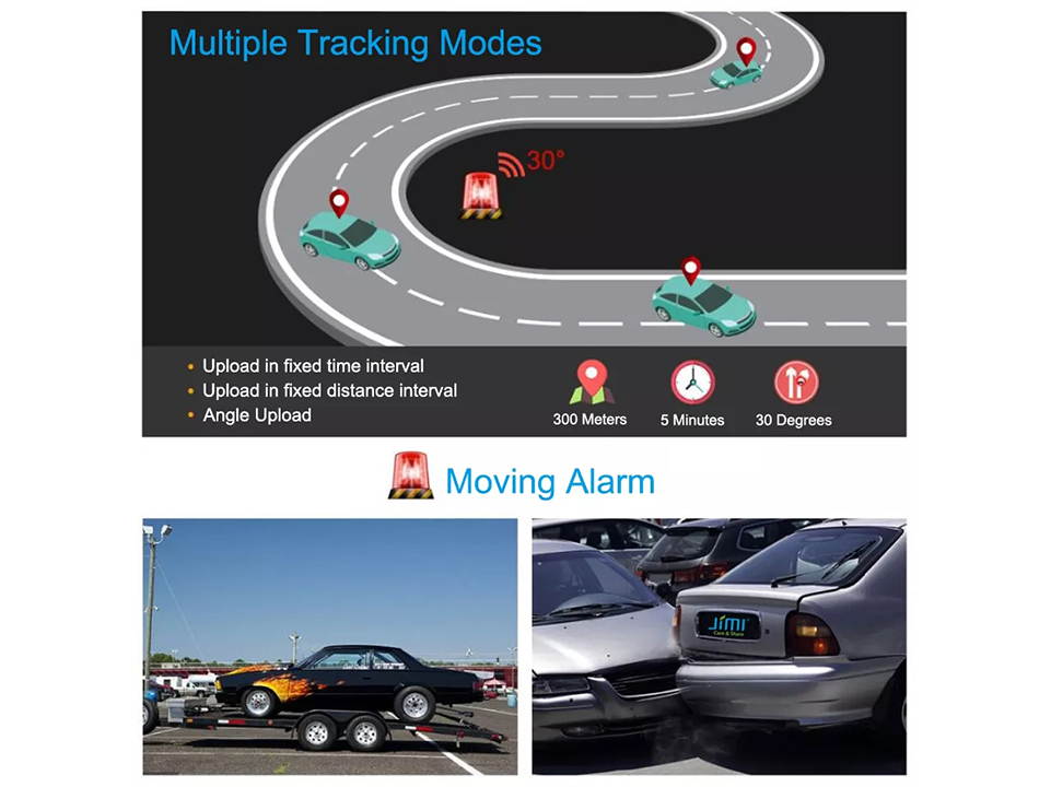 JIMIIoT GT06N Car Tracker With 2G GSM Real Time Tracking Voice Monitoring Multiple Alarms Tracker Remote Cut-off Via Platform APP