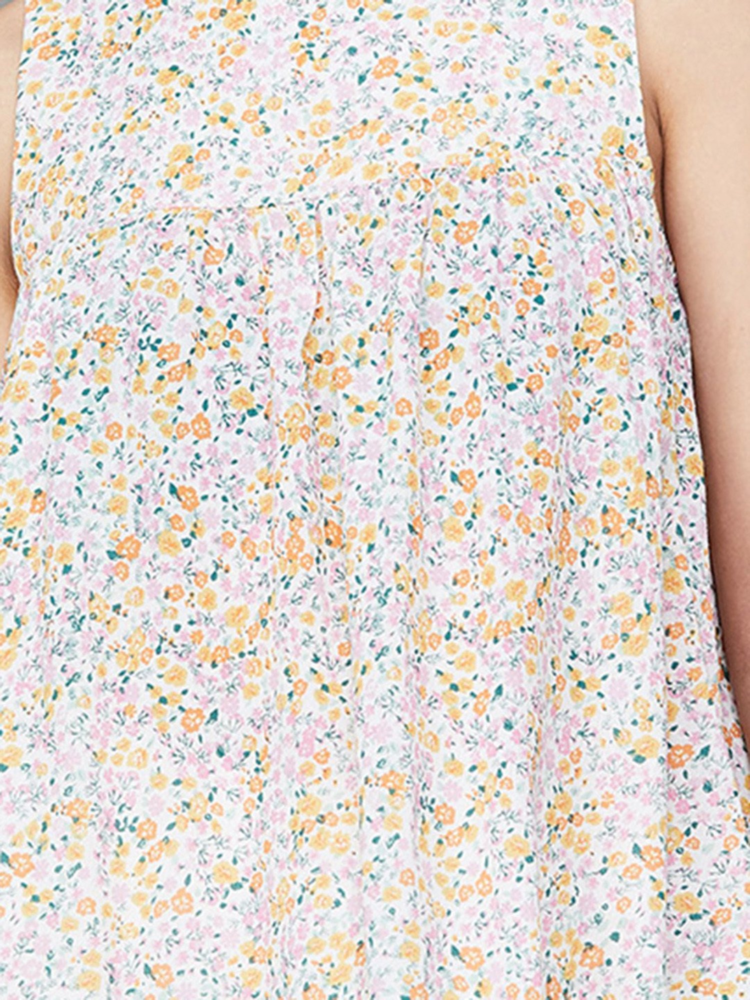 Fame Forever by Lifestyle Multicolor Floral Print Top