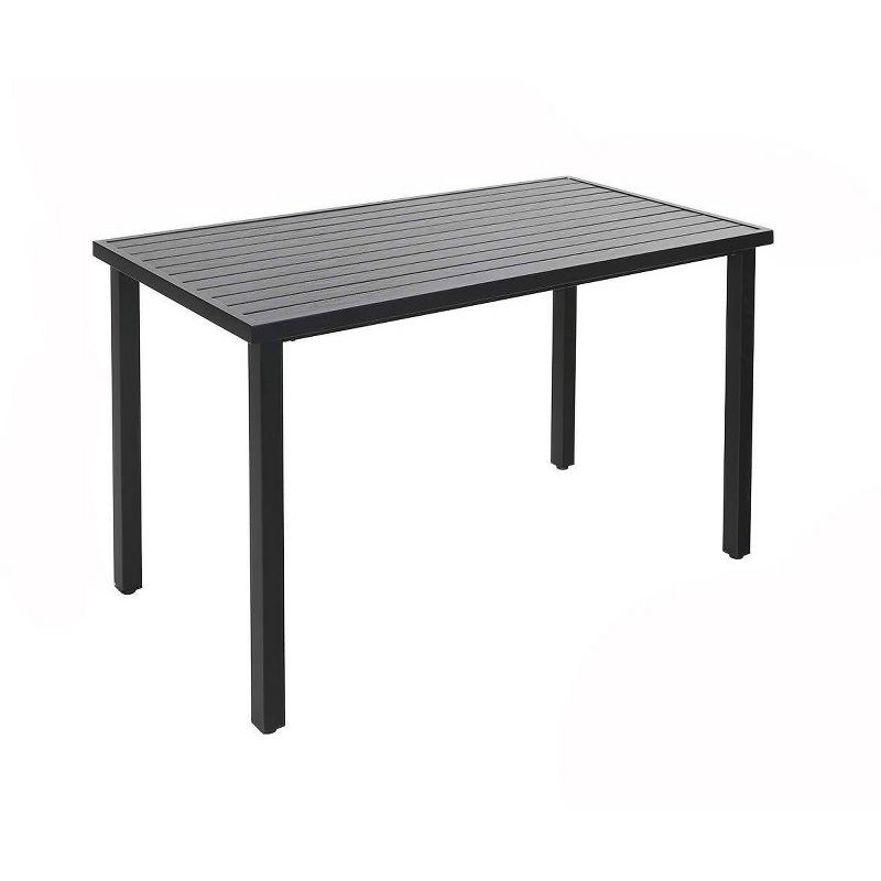 New Boston 8pc Seating Set Gray Frame Sunbrella Spectrum Denim Fabric - La-Z-Boy