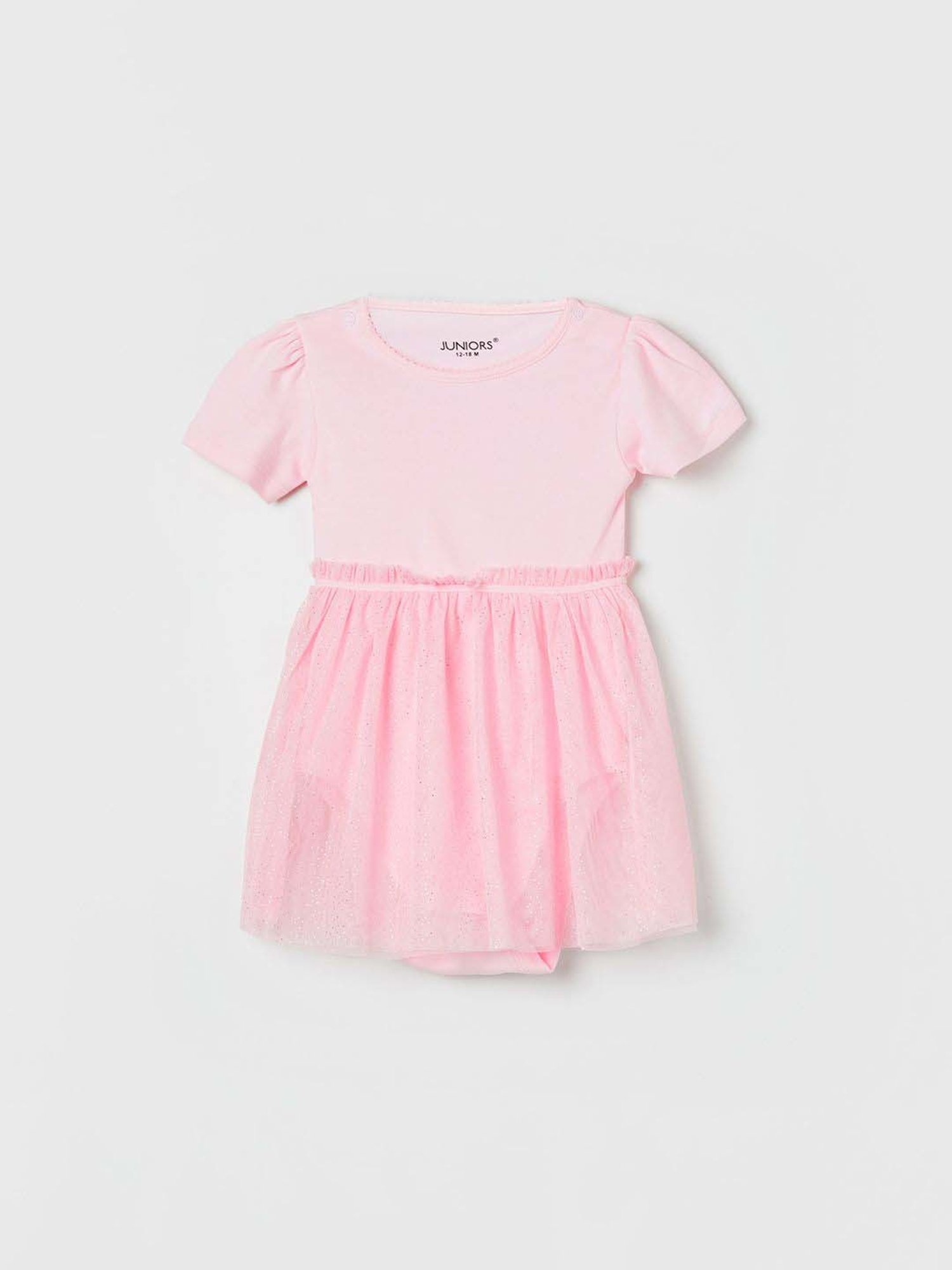 Juniors by Lifestyle Kids Light Pink Cotton Dress