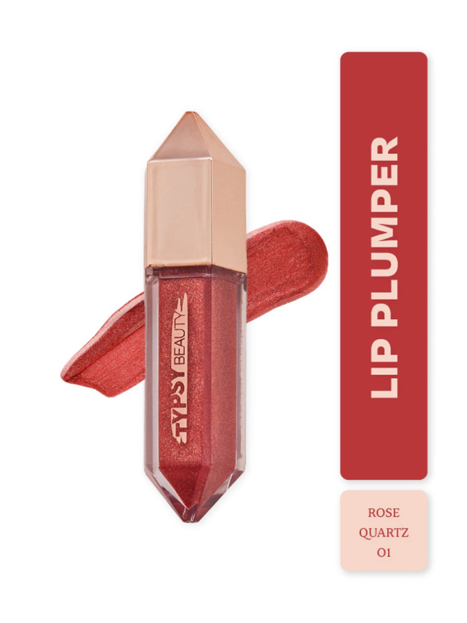 Typsy Beauty Crystal Crush Plumping Gloss XL Rose Quartz 01 - 7 ml