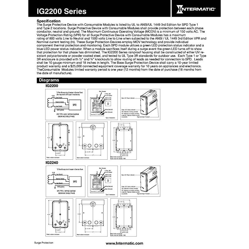 IModule IG120RSM10K Replacement Module for Smart Guard Whole Home Surge Protector