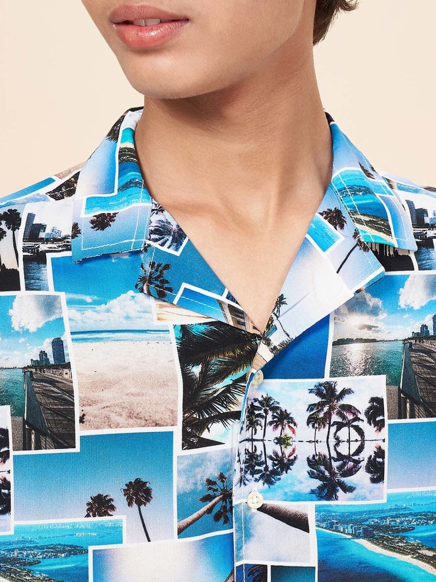 Coolsters by Pantaloons Kids Blue Printed Shirt