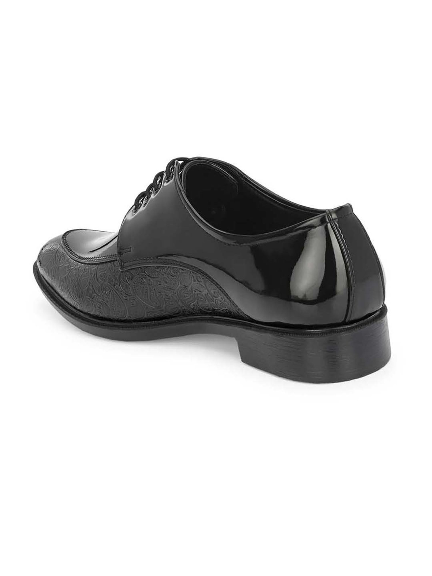 Giorgio Men's Black Derby Shoes