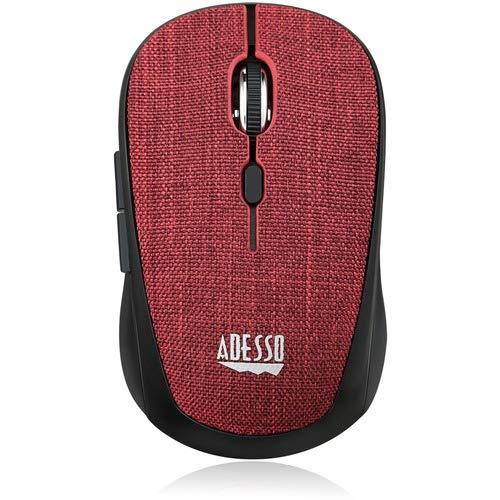 Adesso iMouse S80R Mini Wireless 5-Button Fabic Mouse Red