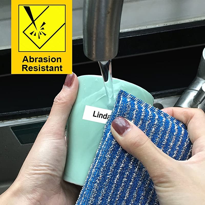 Compatible Label Tape Replacement for Brother TZ TZe Tape 12mm 047 inch Laminated White Brother PTouch Label Maker Tape TZe231 Work with Brother PTouch PTD210 PTH100 PT1880 4 Pack