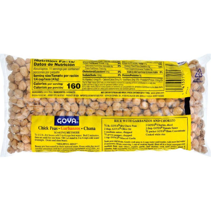 GOYA Chick Peas/Garbanzos - 1lb