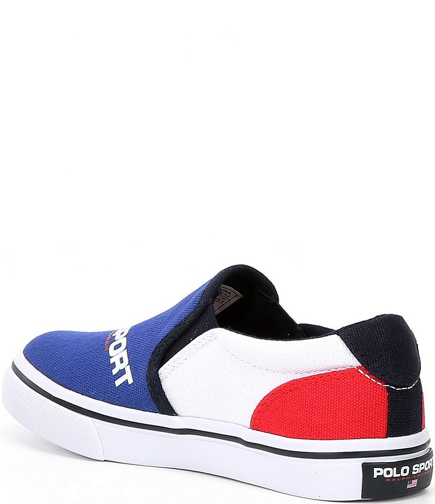 Polo Ralph Lauren Boys' Thompson Canvas Slip On Sneakers (Toddler)