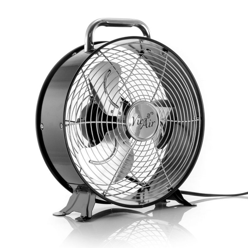 Air King 18" 1/6 HP 3-Speed Adjustable Height Floor Fan with Roll-About Stand
