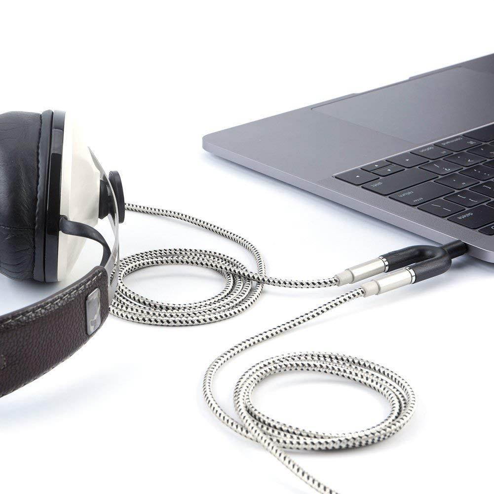 Headphone Splitter Adapter,CableCreation [3-Pack] Aux Stereo Y Jack Splitter Adaptor 3.5mm Male to 2 Port 3.5mm Female Compatible with Headset,Earphone, iPhone,iPad, Samsung, LG, Tablets, MP3 Players