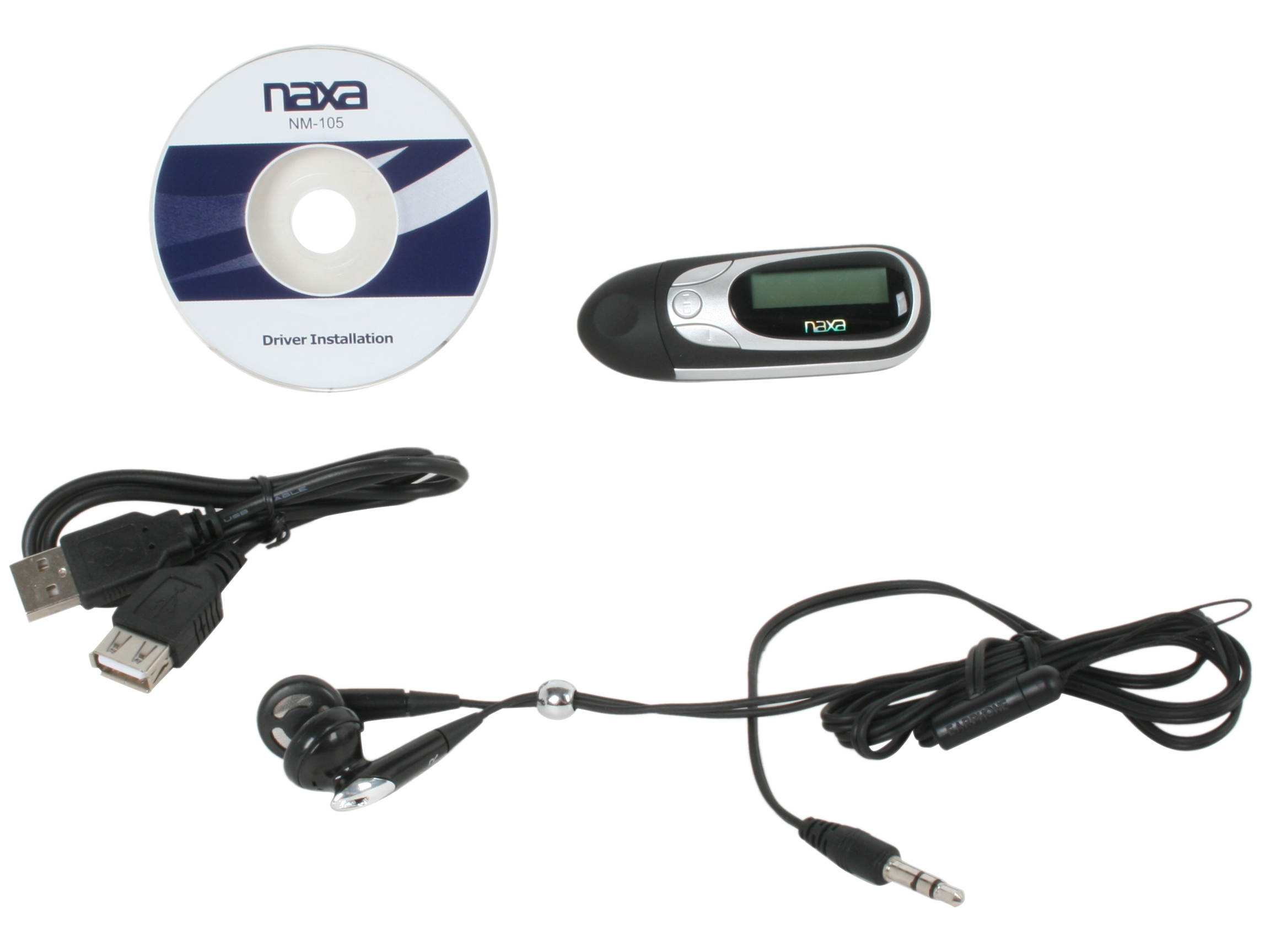 Naxa Black 4GB MP3 Player NM-105