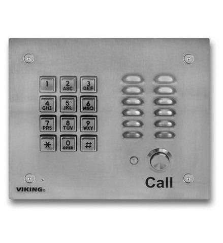 SS Handsfree Phone W/ Key Pad - VK-K-1700-3EWP