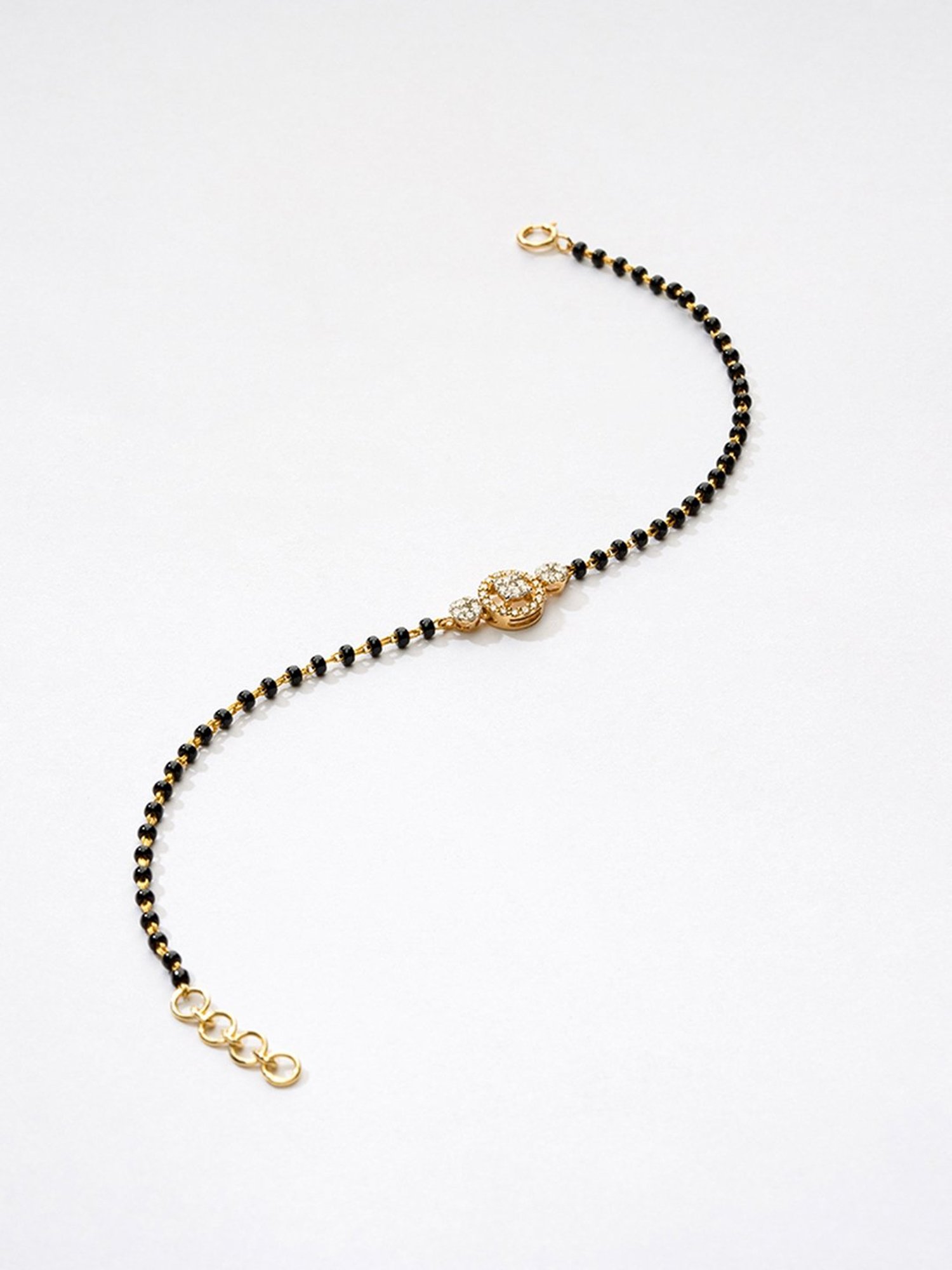 Mia by Tanishq Cupid Charm 14k Gold & Diamond Bracelet for Women