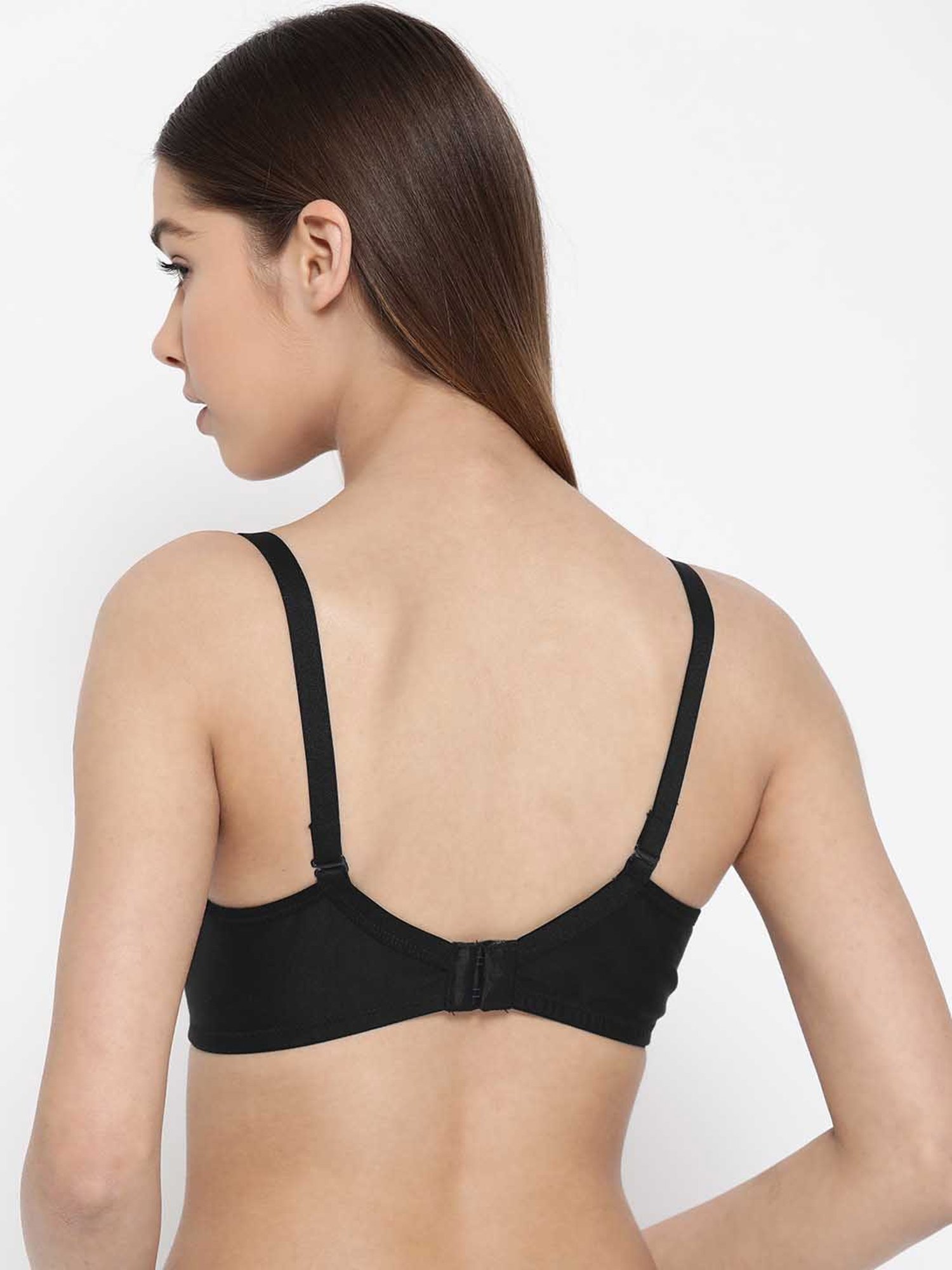 Lady Lyka Black Non Wired Non Padded T-Shirt Bra