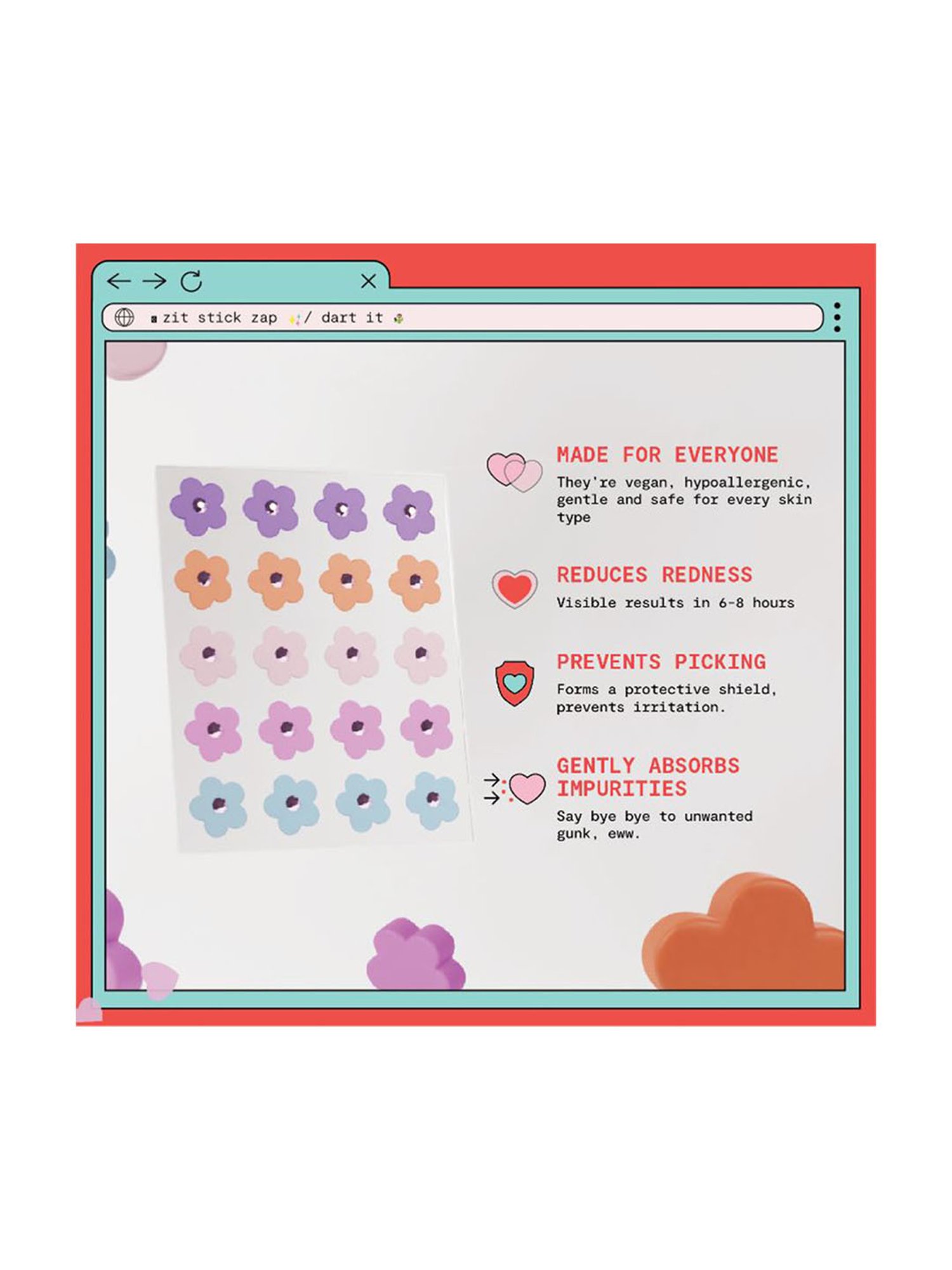 Gush Dart It Hydrocolloid Pimple Patches - 0.3 gm