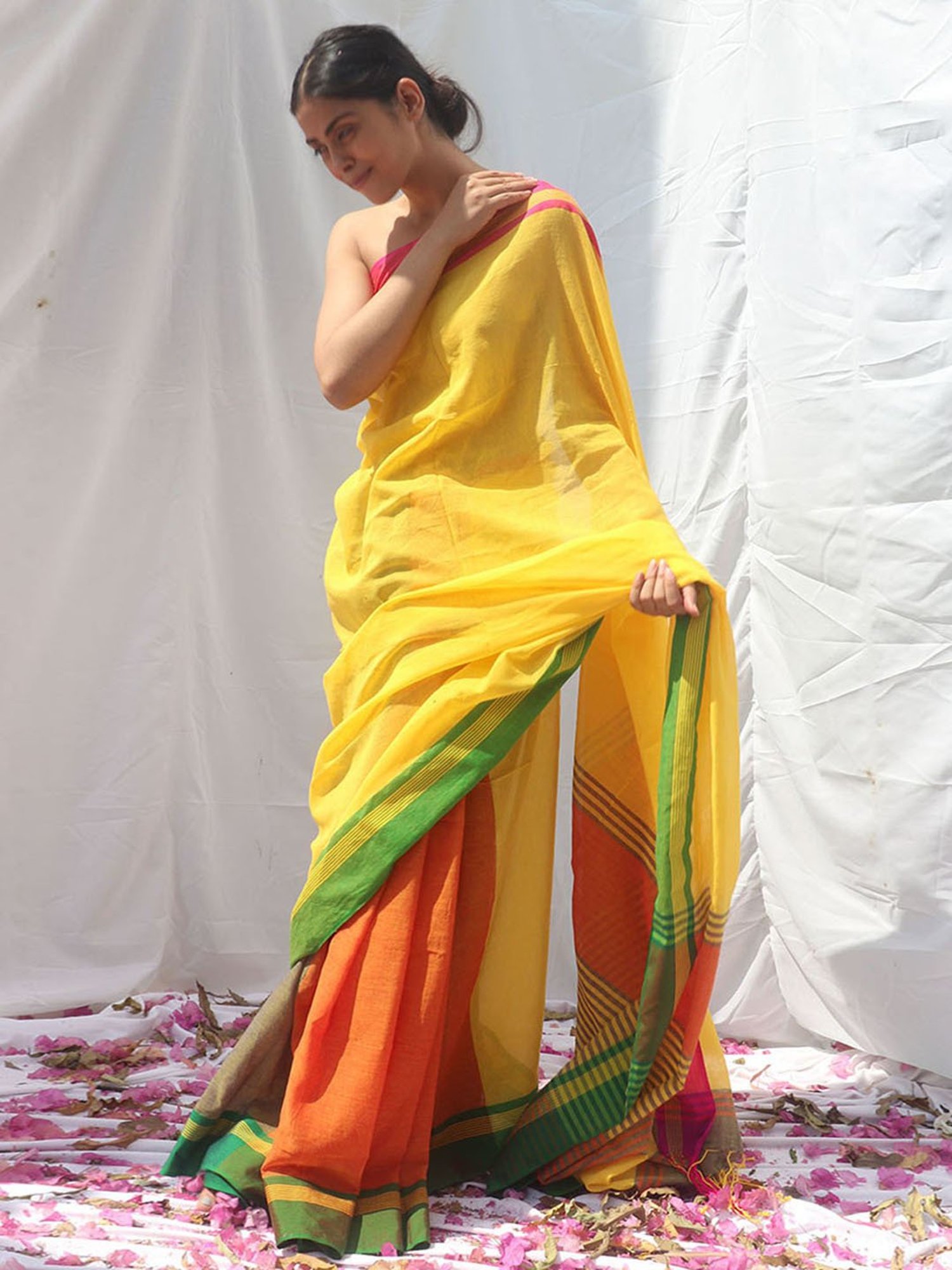 Chidiyaa Subarnalata Handwoven Cotton Saree - LIDD