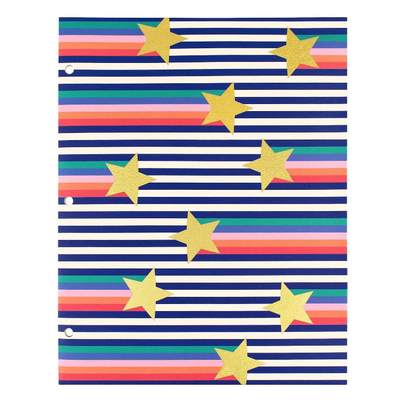 Portfolio 2 Pocket Rainbow Stripes with Stars - greenroom