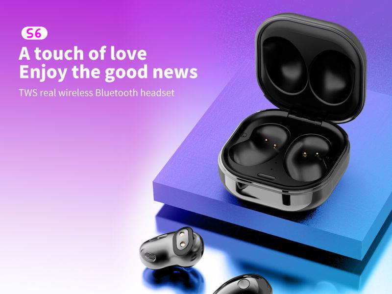 True Wireless Earbuds, Hadisala Bluetooth 5.0 Headset With 30H Playback Time Touch Control, IPX6 Waterproof Bluetooth TWS Stereo Headset with Built-in HD Microphone, Suitable for Fitness, Leisure