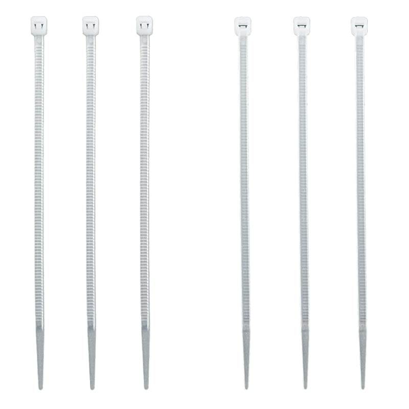 Inch Clear Zip Ties 300pcs Nylon Cable Ties WHITE