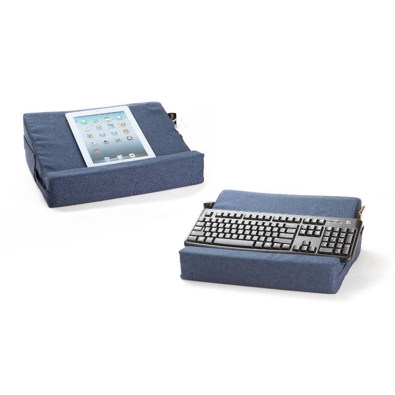 Mind Reader Portable Laptop Desk Denim Blue