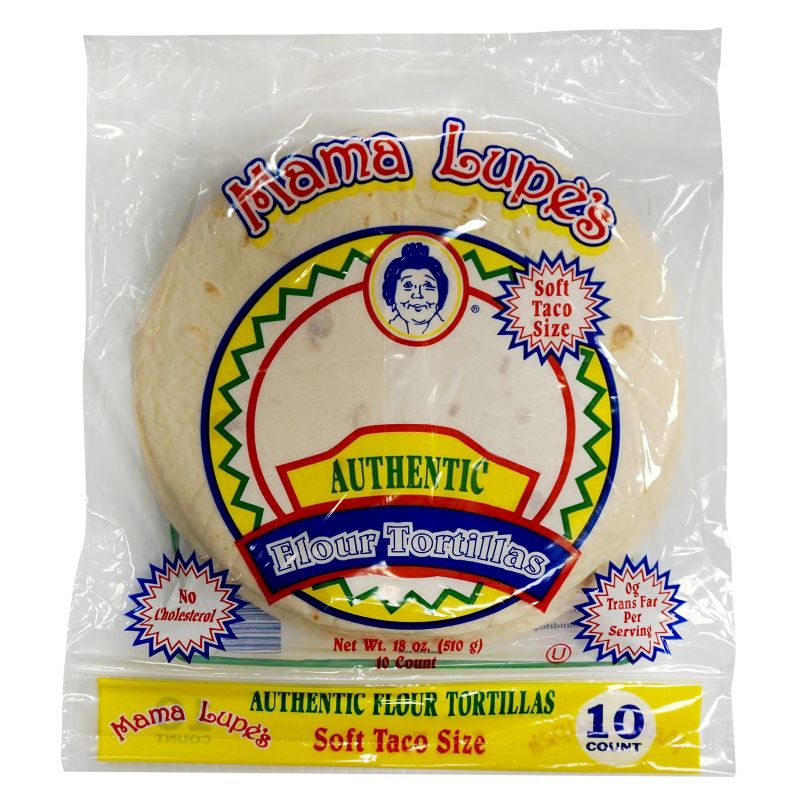Mama Lupe's Taco Size Authentic Flour Tortillas - 18oz/10ct