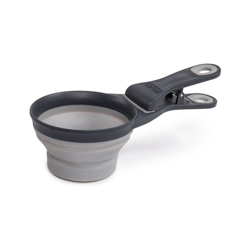 Dexas Collapsible Klip Scoop 1 Cup - Gray