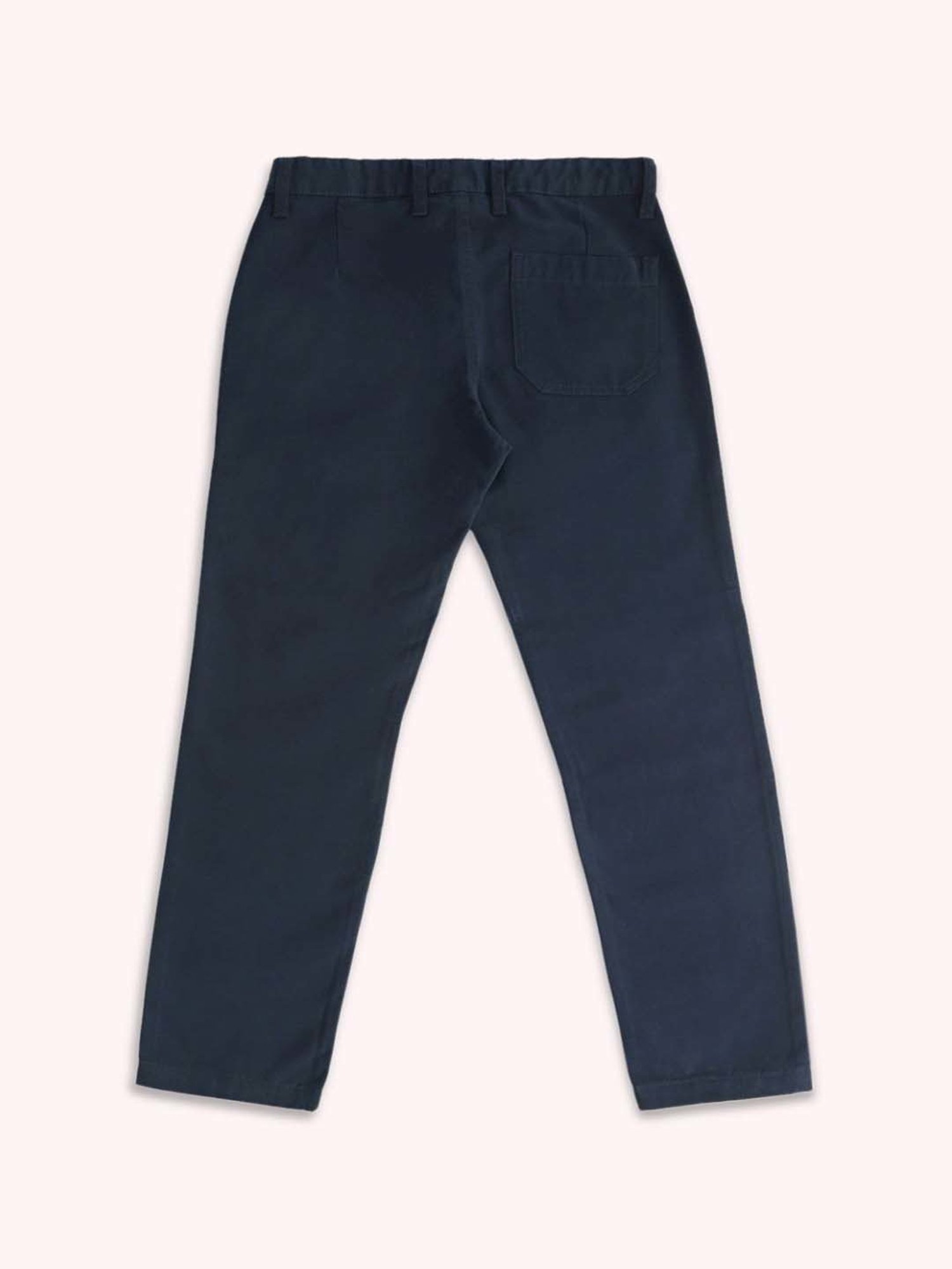 Pantaloons Baby Boys Navy Regular Fit Trousers