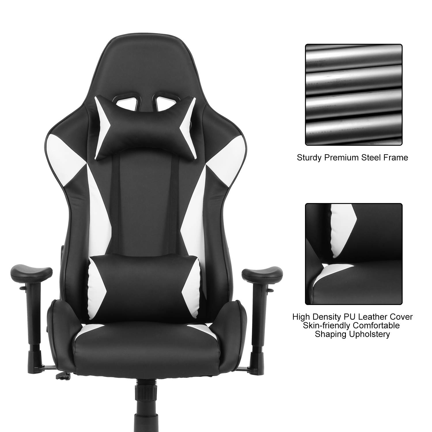 Gaming Chair Racing Video Game Chairs High Back Ergonomic Office Computer Desk Chair with Headrest