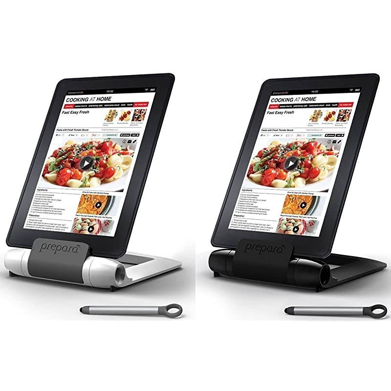 PP08PREPWT White iPrep Adjustable Stand for phones tablets ereaders Large