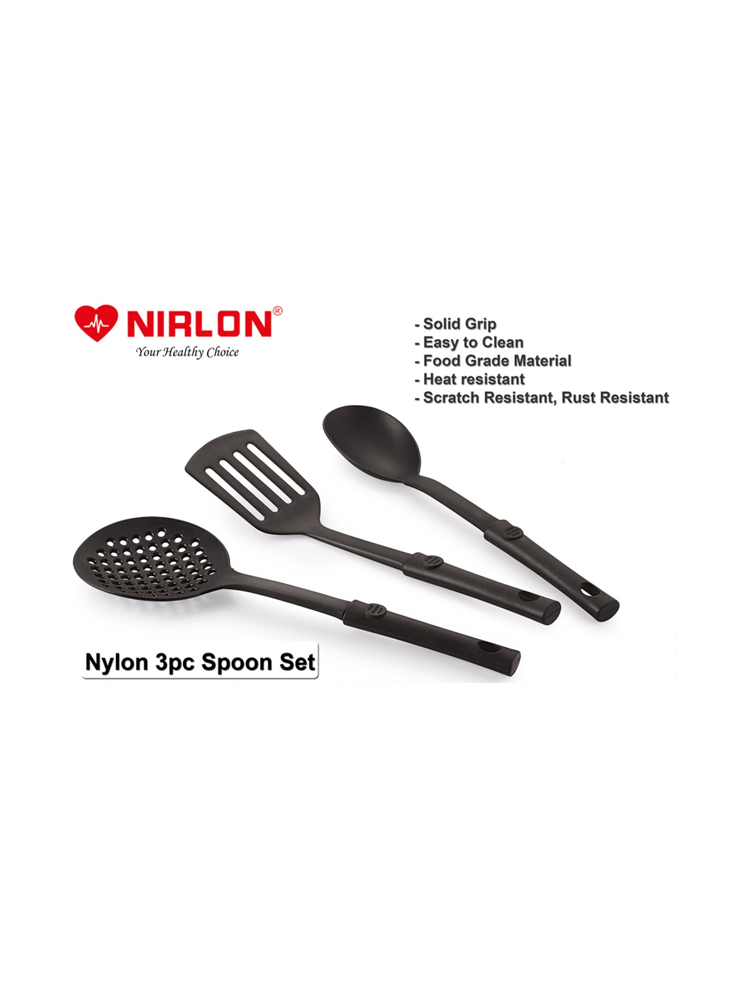 Nirlon Non-Stick Pink Aluminium Orchid Granite Cookware Combo Gift - Set of 7 Piece