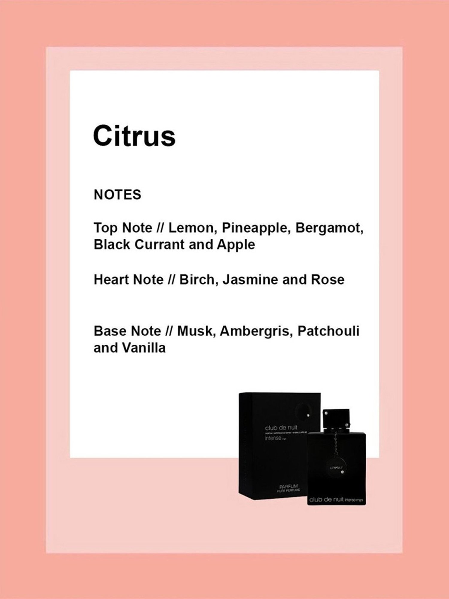 Armaf Club de Nuit Intense Eau de Parfum for Men - 150 ml