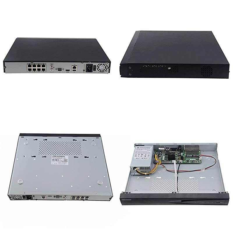 NVR DS-7608NI-E2/8P 8CH PoE Embedded Plug & Play Network Video Recorder with up to 6MP Resolution Recording ONVIF English Version (Renewed)