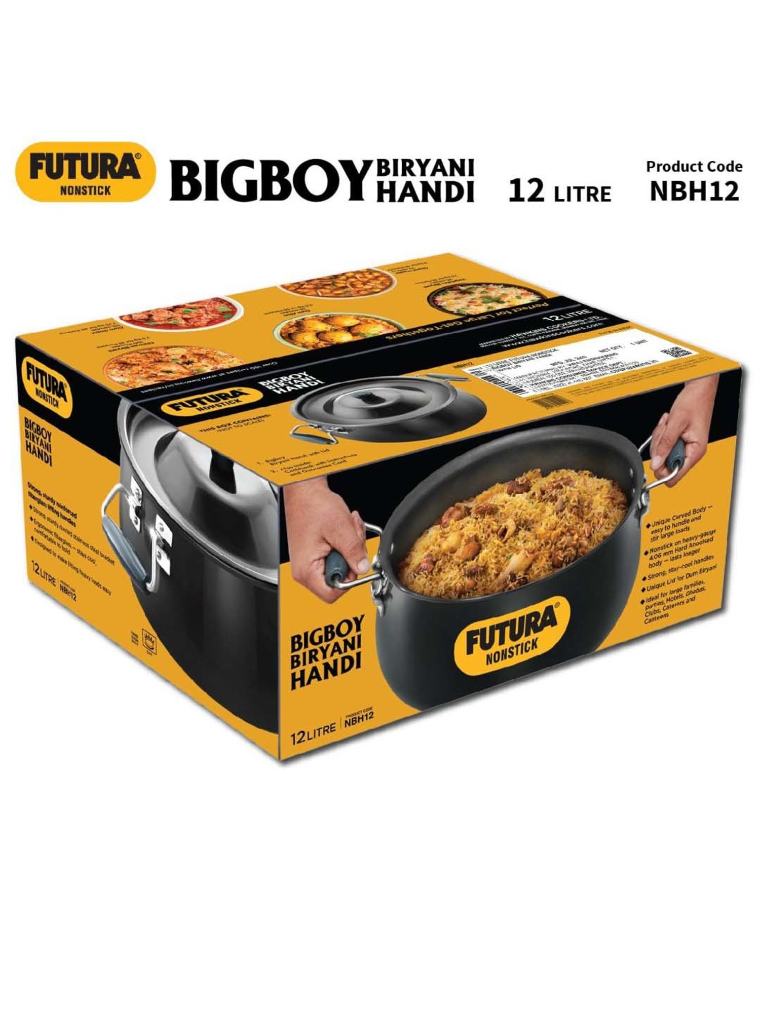 HAZEL Silver Induction Bottom Tope Stainless Steel Patila - 17.7 cm (2500 ml)