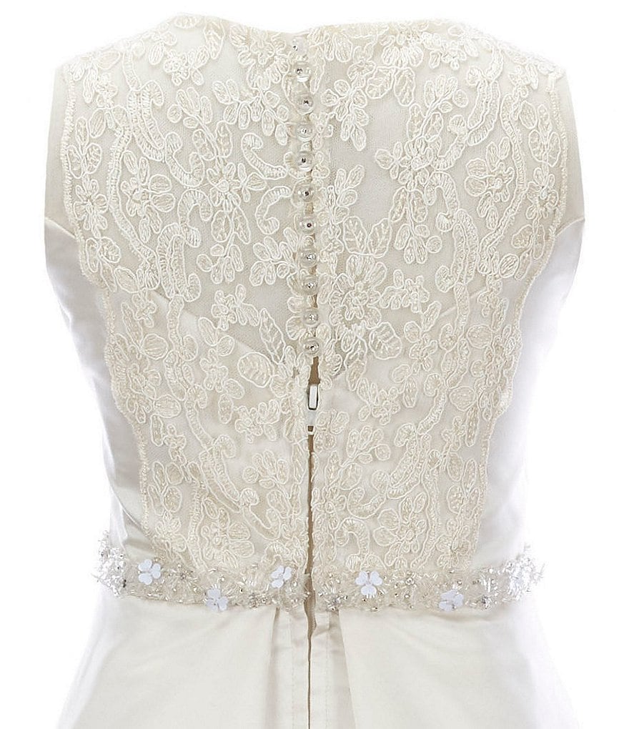 Bonnie Jean Big Girls 7-16 Sequin/Ombre Handkerchief-Hem Dress