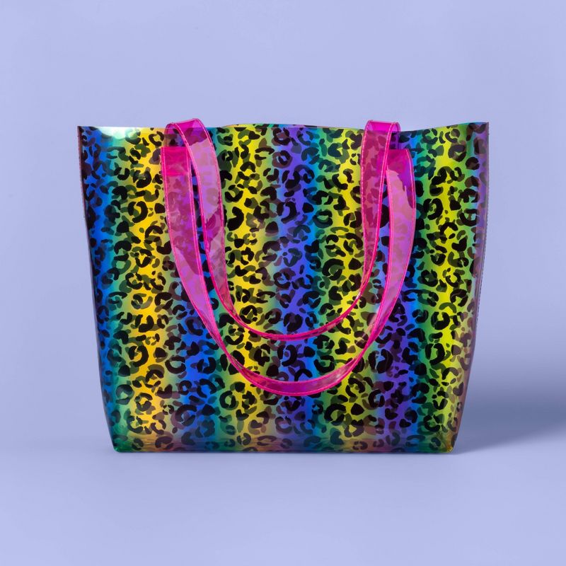 Kids' Rainbow Leopard Tote Handbag - More Than Magic™