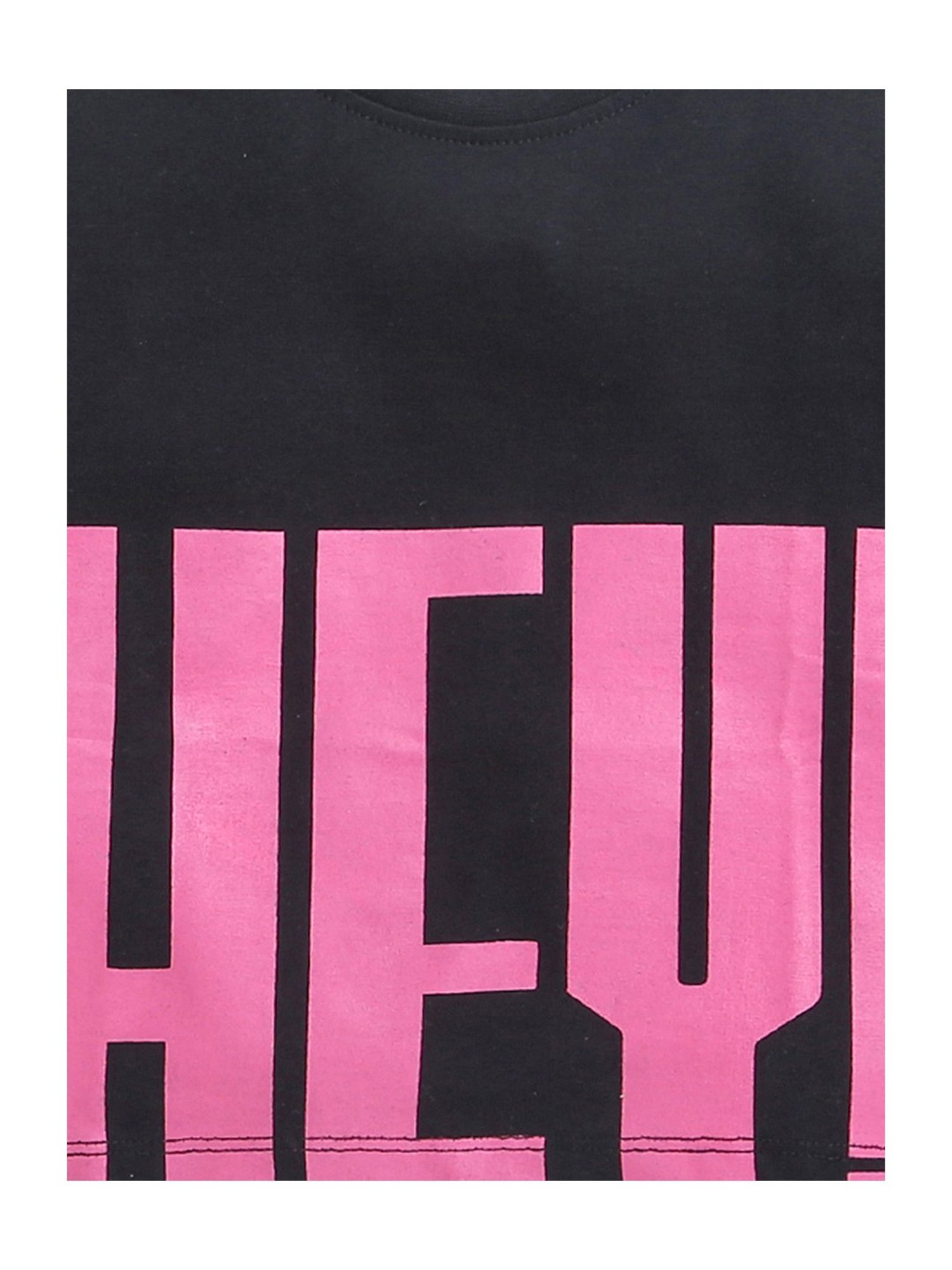 Bumzee Kids Black Printed T-Shirt